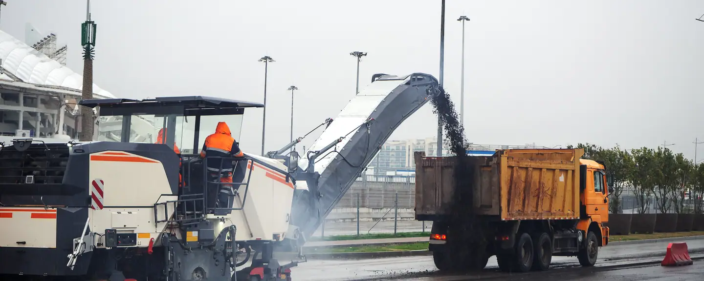 A milled surface prepared for resurfacing — Pothole Repairs in Sutton by Meads Resurfacing