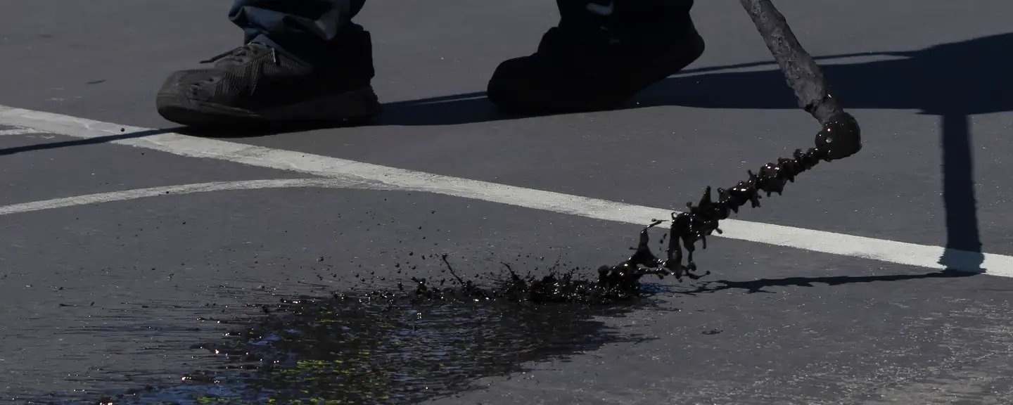 A freshly sealed asphalt surface — Surface Dressing in Elstree by Meads Resurfacing