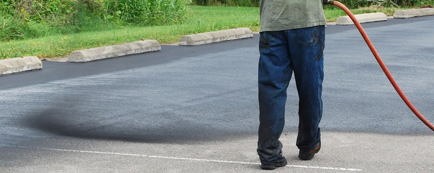 A large area part-way through surface treatment — Surface Dressing in Harringay by Meads Resurfacing